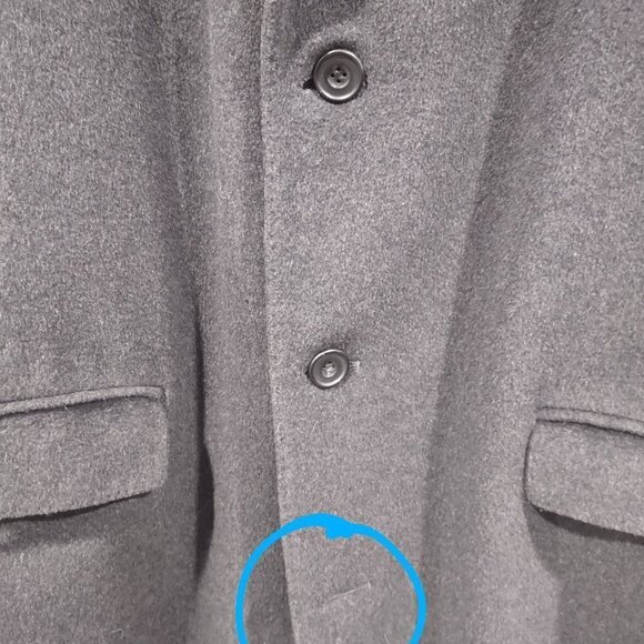 Vintage Kuppenheimer Men's Coat Cashmere Wool Blend Size XL - Picture 12 of 12